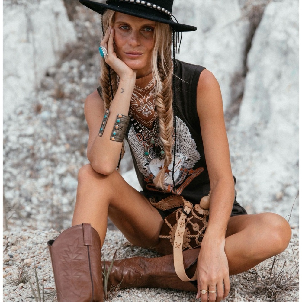 NWT-  Spell Cowgirl Boho Gypsy Tunic Dress